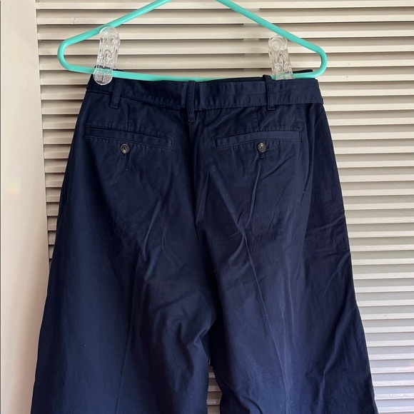 Everlane Wide Leg Navy Pants - Picture 5 of 11